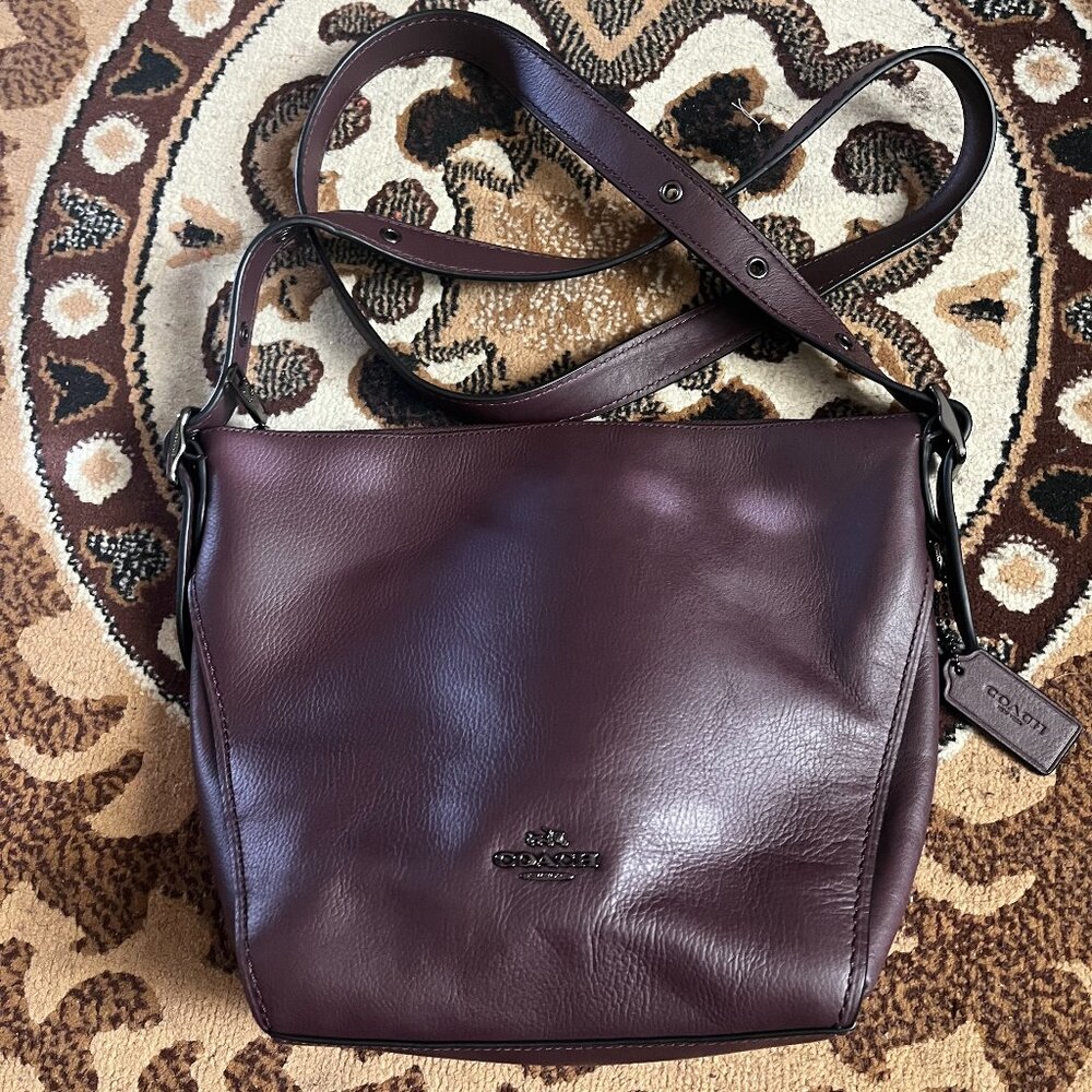 COACH Dark Purple Crossbody Bag
